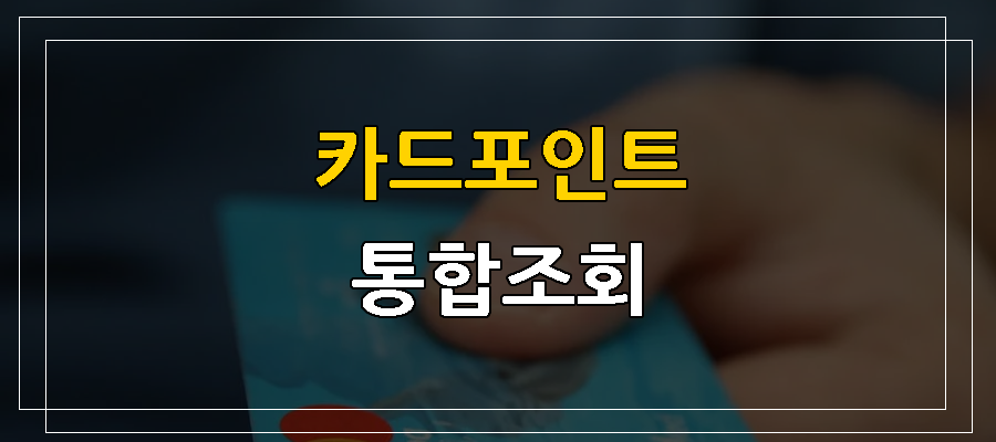 카드포인트 통합조회